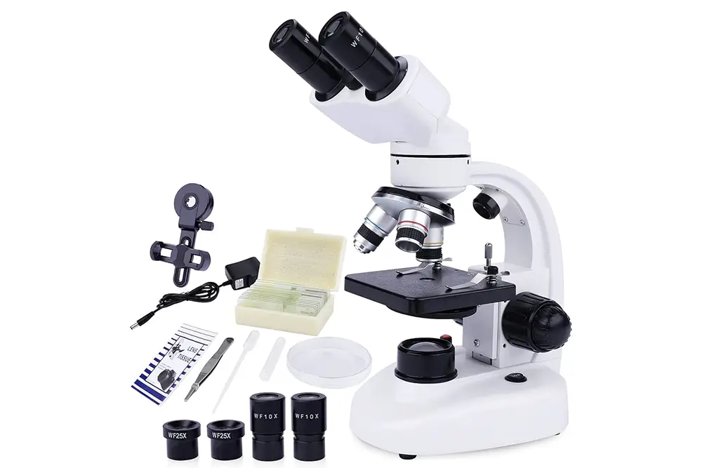 LAKWAR 40X-1000X Binocular Microscope