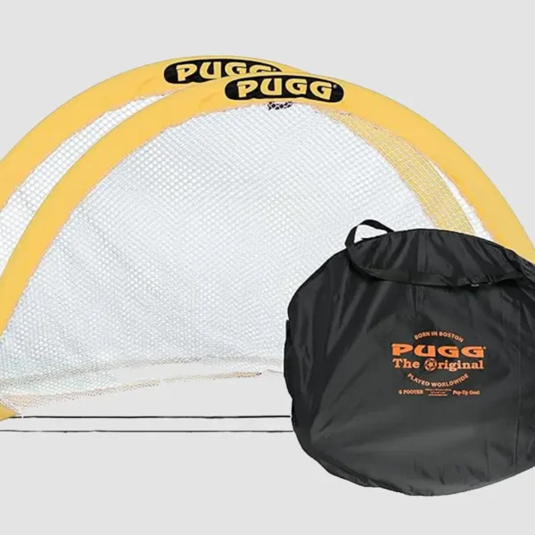 PUGG 6 Foot Portable Soccer and Football Goal Boxed Set